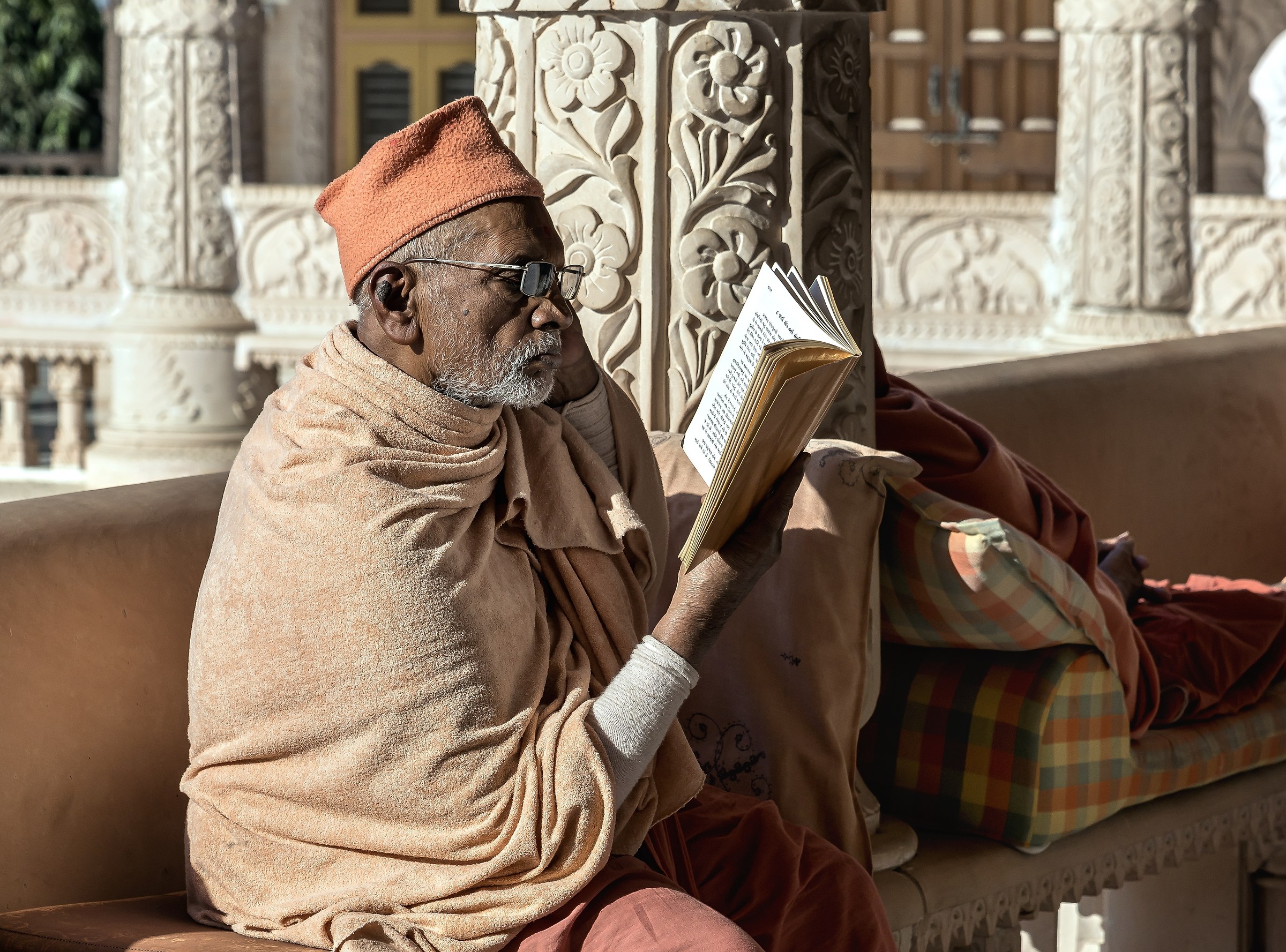 Gujarat 2015 - ISantone in un tempio