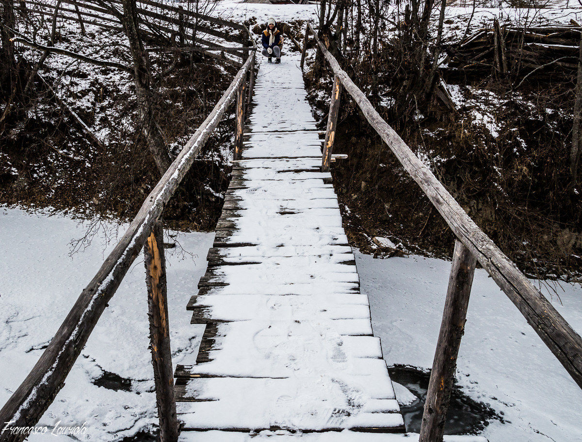 Sul ponte ghiacciato (Romania)
