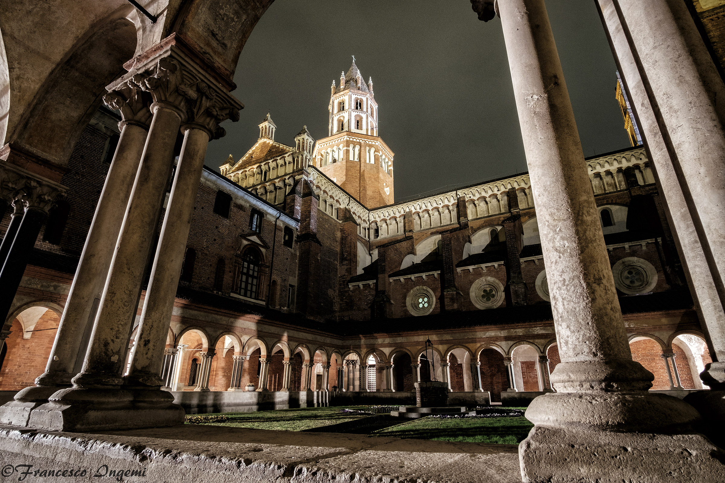 St Andrew's Abbey night.