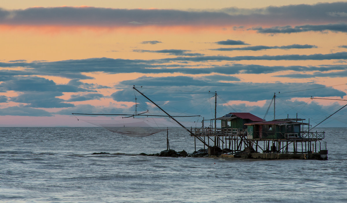 Tramonto d'inverno a Boccadarno