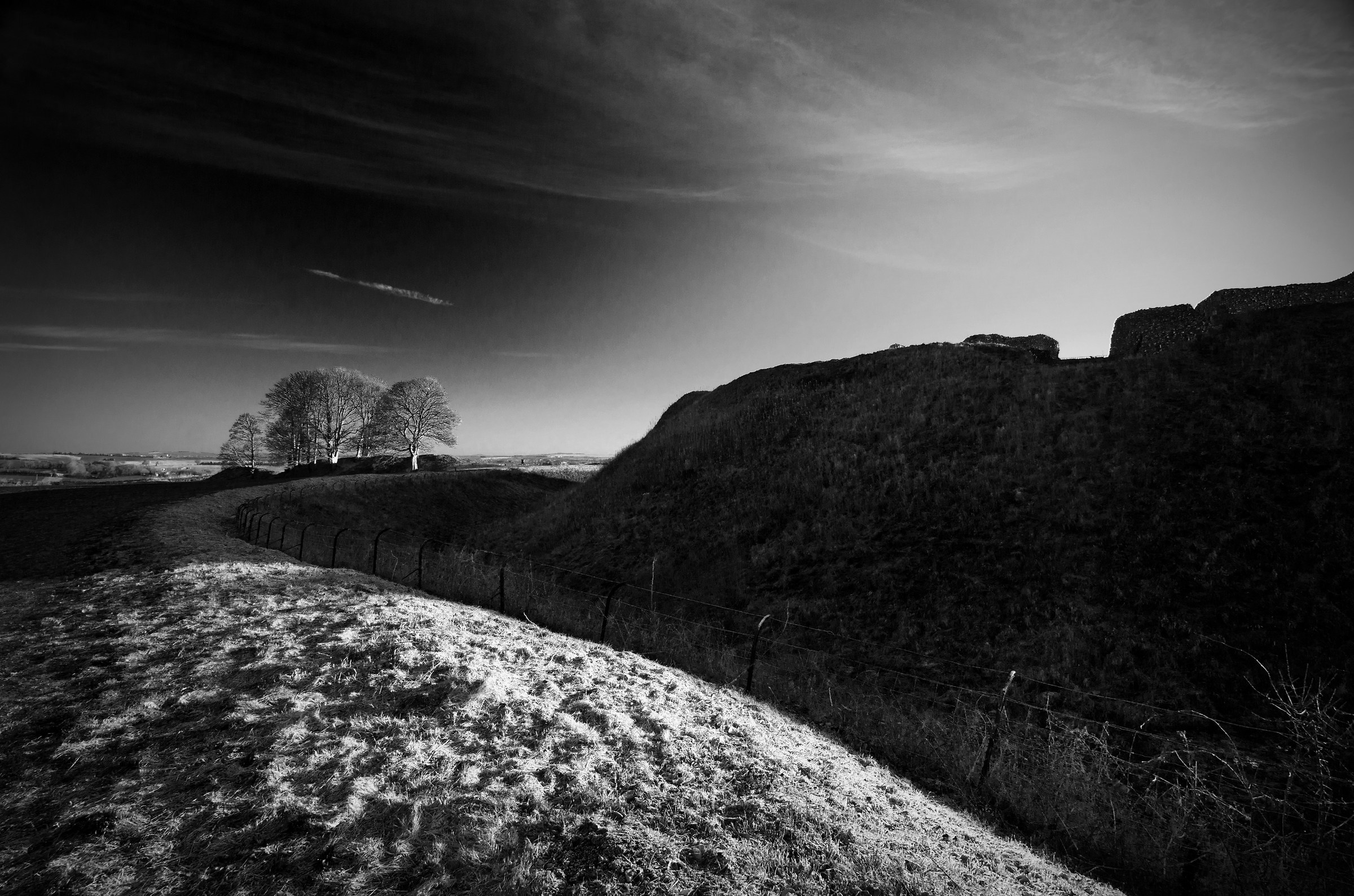 Heavy Frost at Old Sarum Hillfort