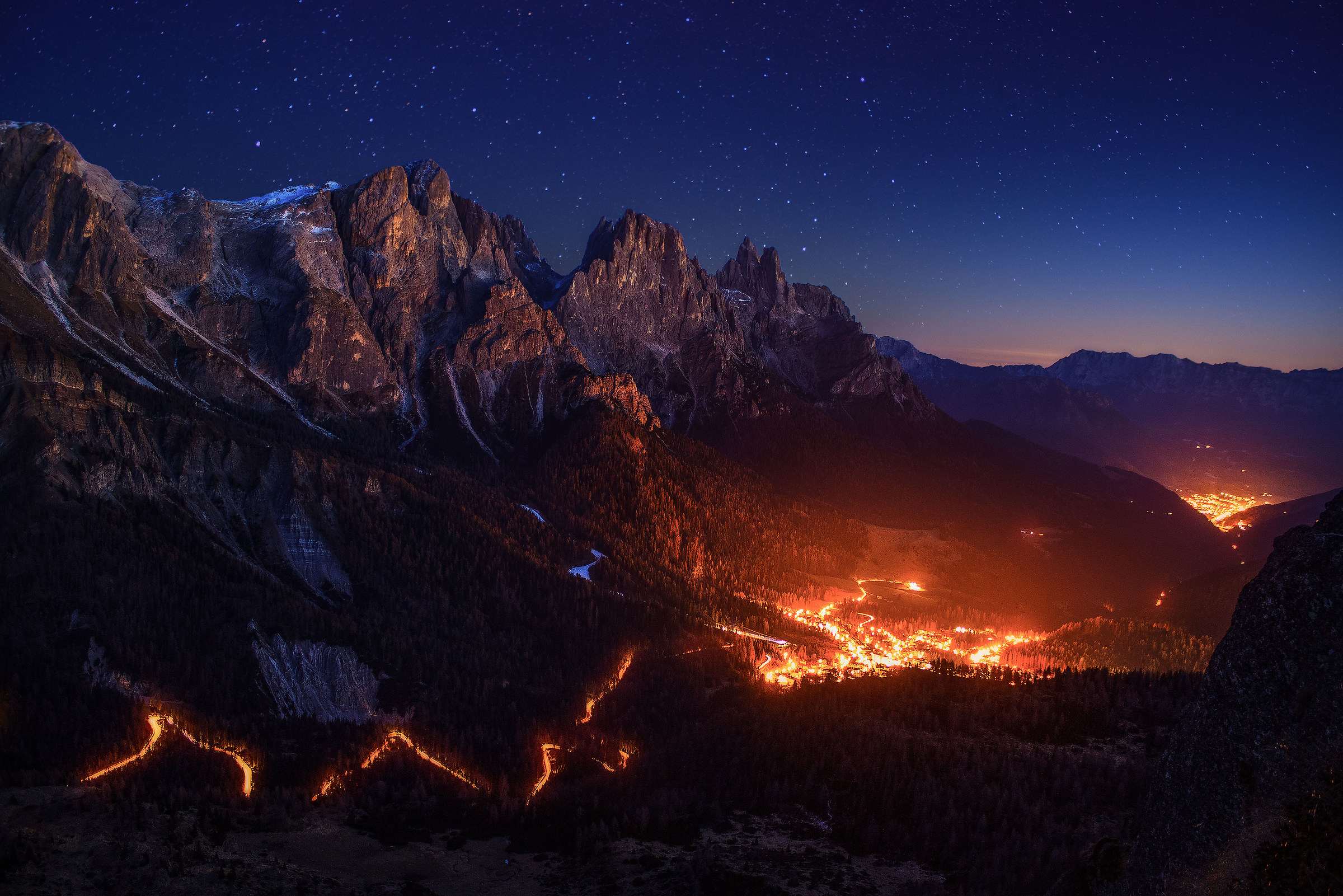 Fire from San Martino