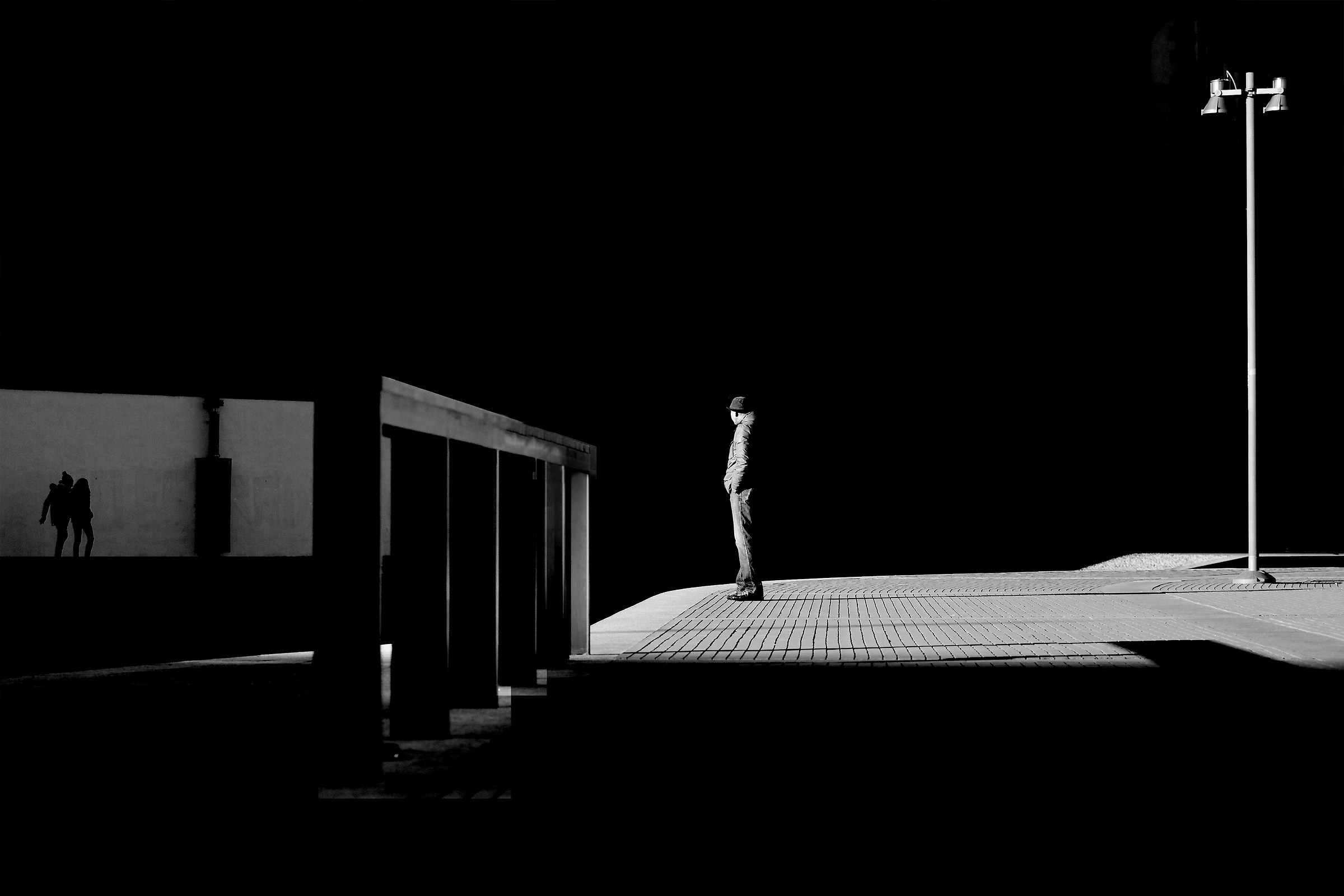 Reflection of one man