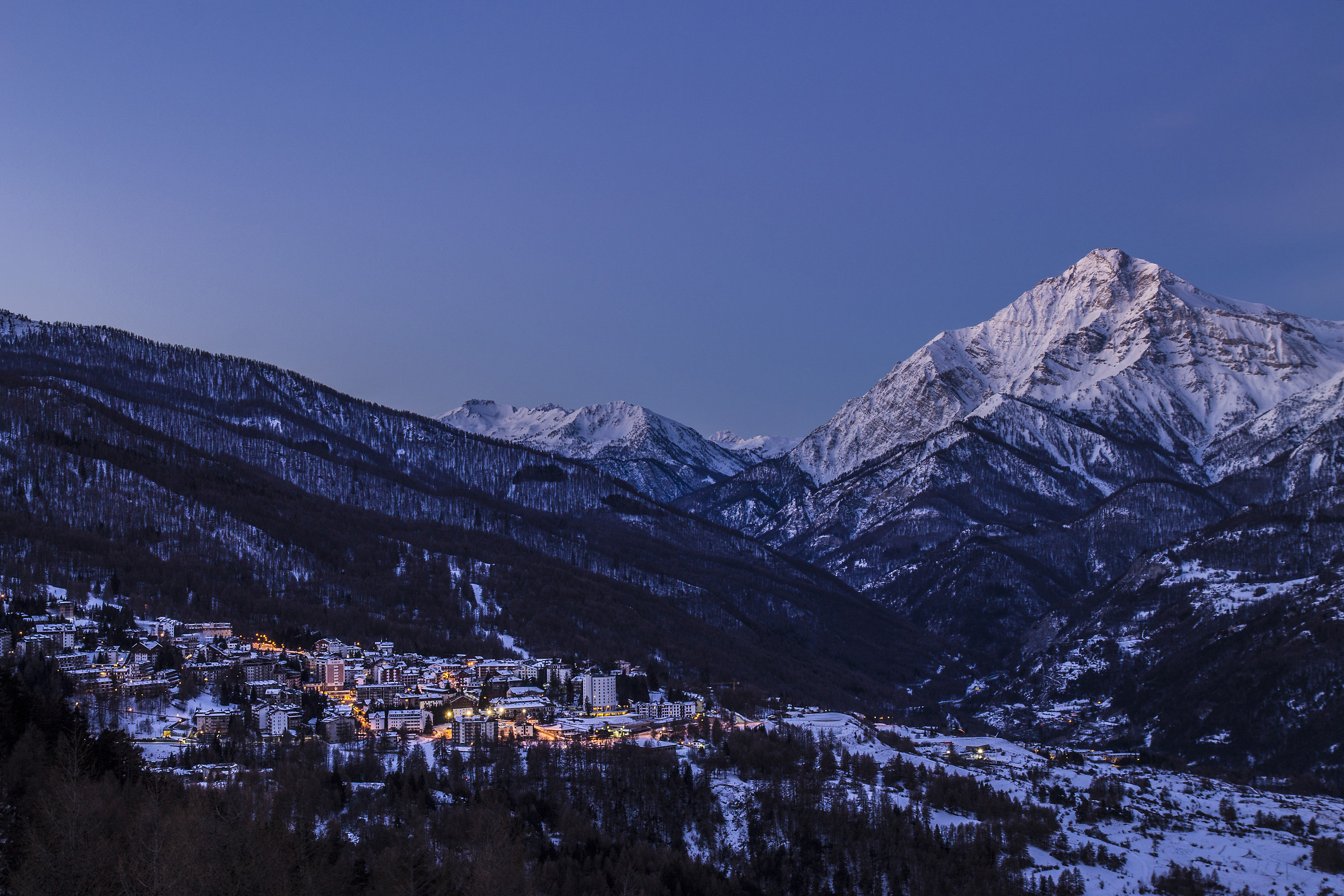 Sunrise on Sauze d'Oulx