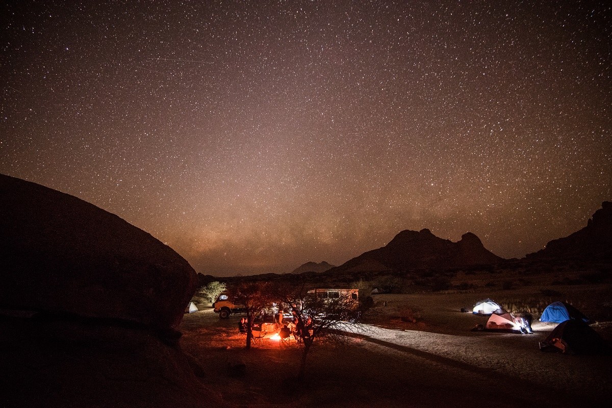 Milky Way at Spitzkoppe.