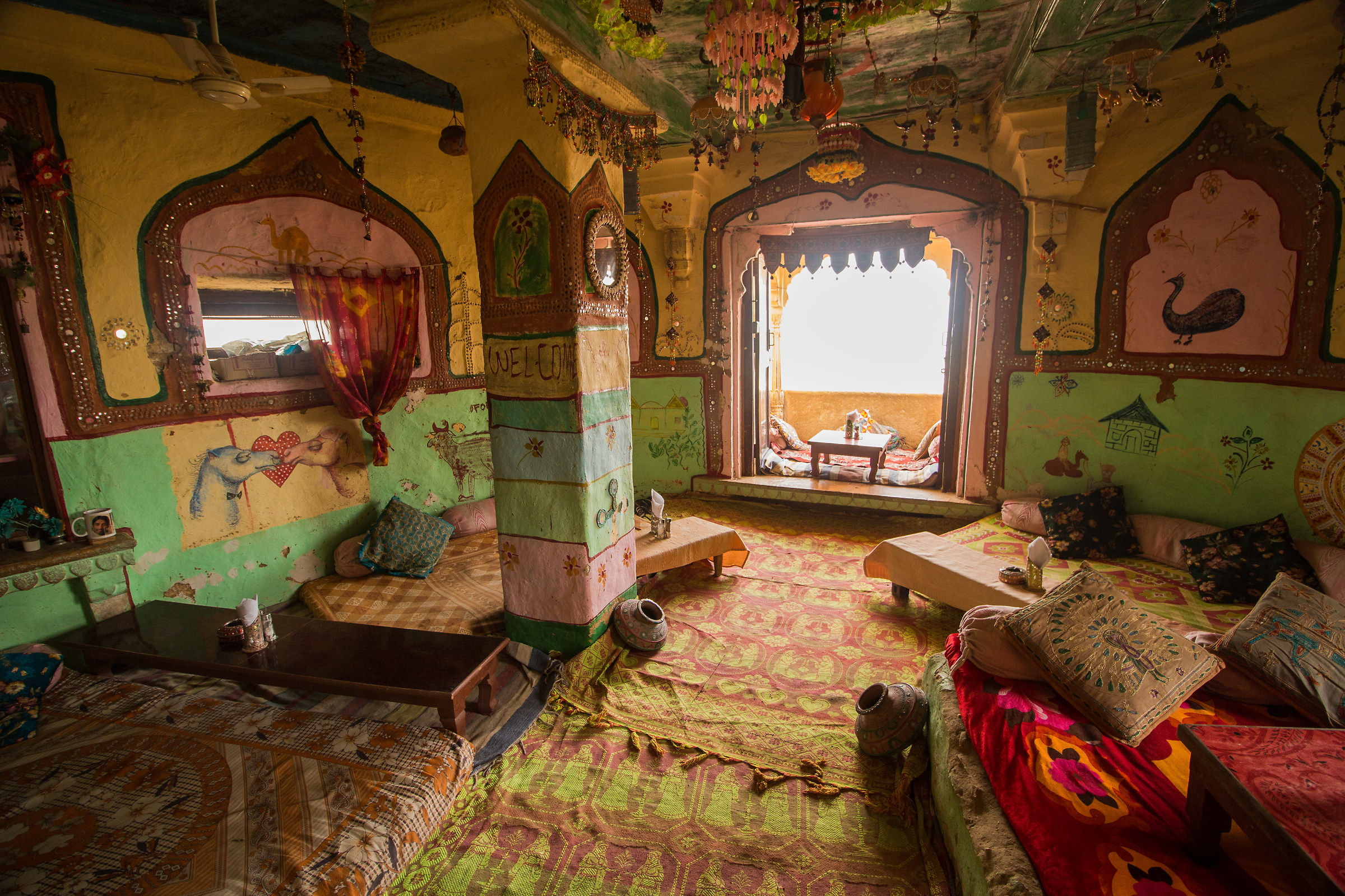 La guesthouse più colorata