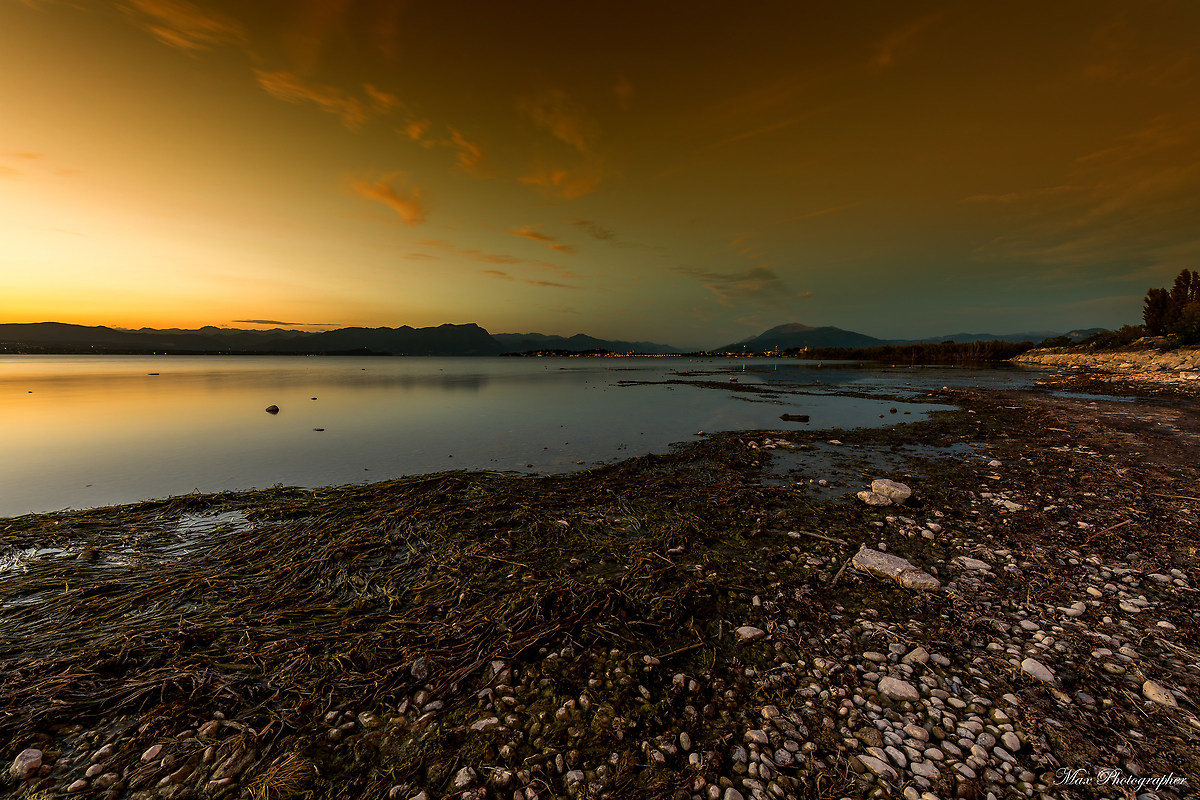 Sunset on Lake Garda