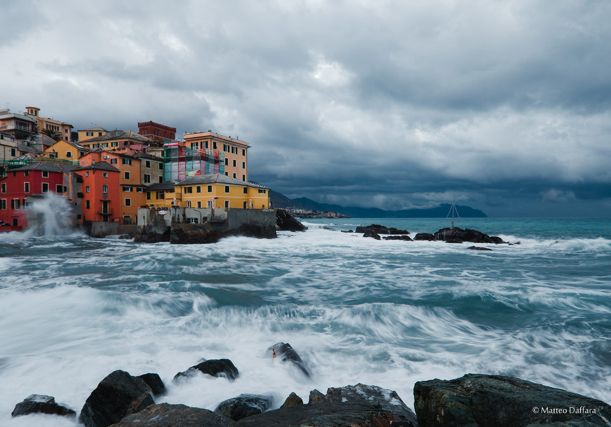 Brutto tempo su Boccadasse