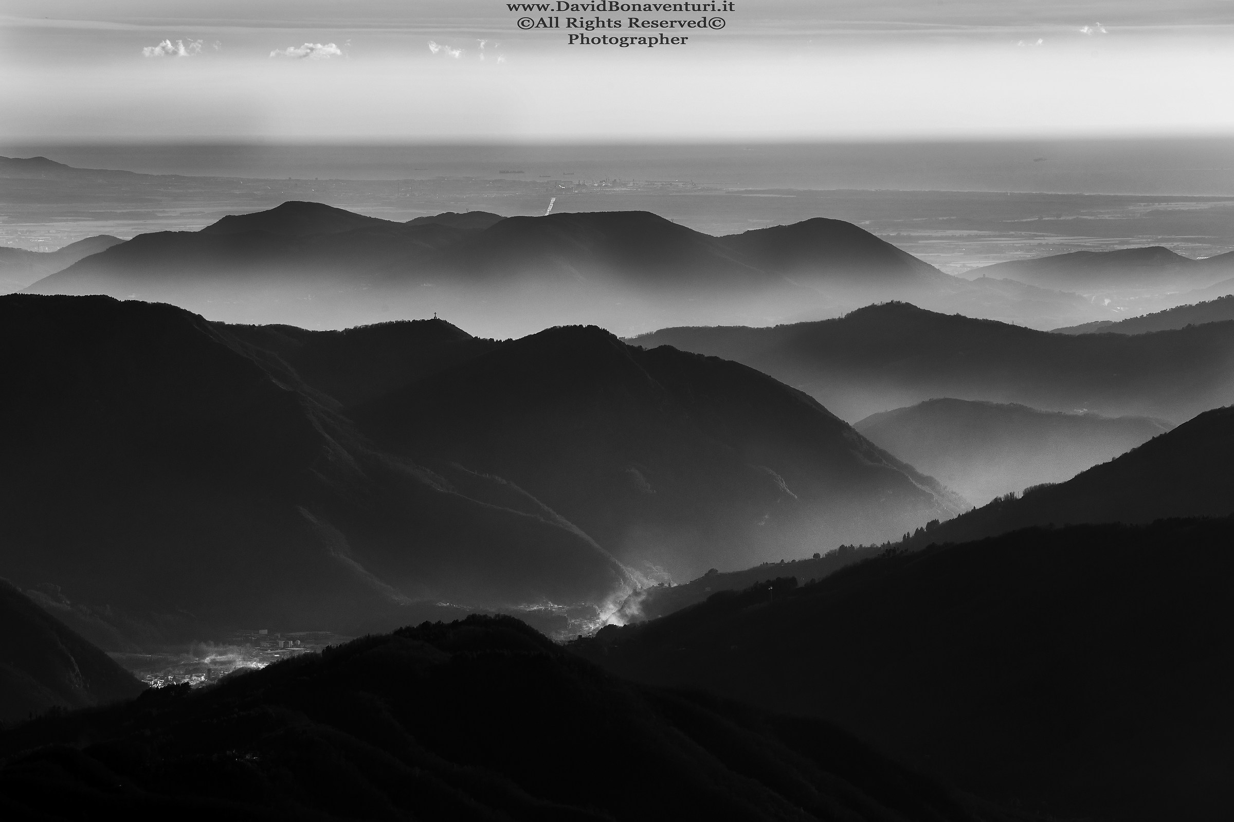 "Mountains and valleys"