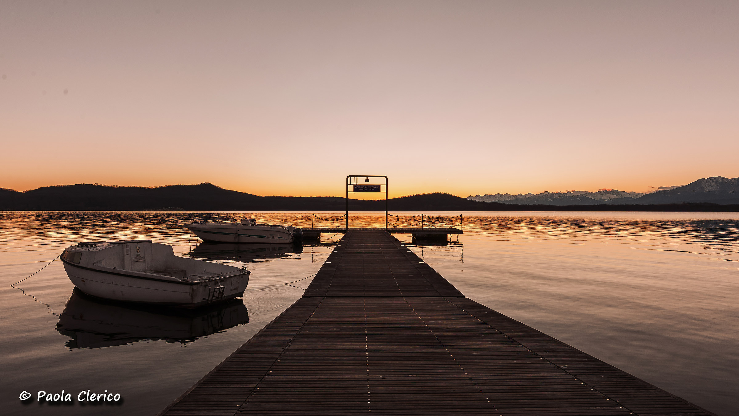 Sunset at the lake ...