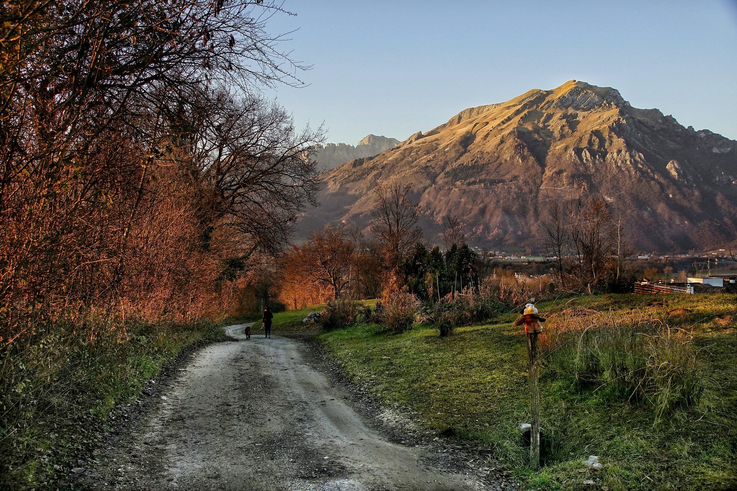 A spasso con mia figlia ed Eva