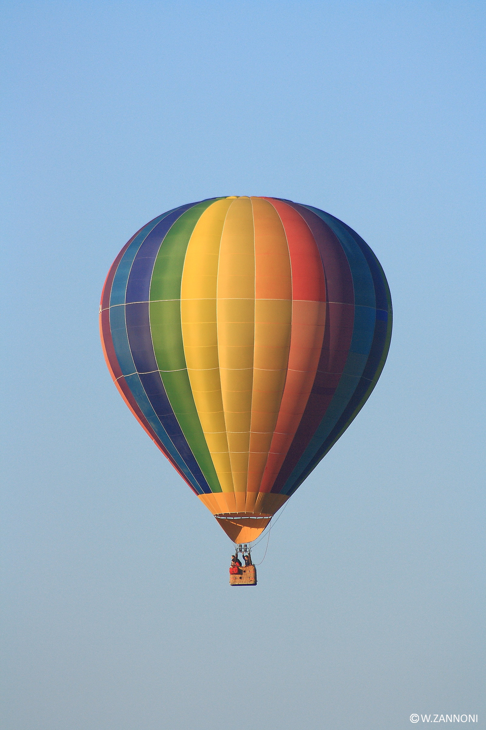 Fantasia di colori in volo