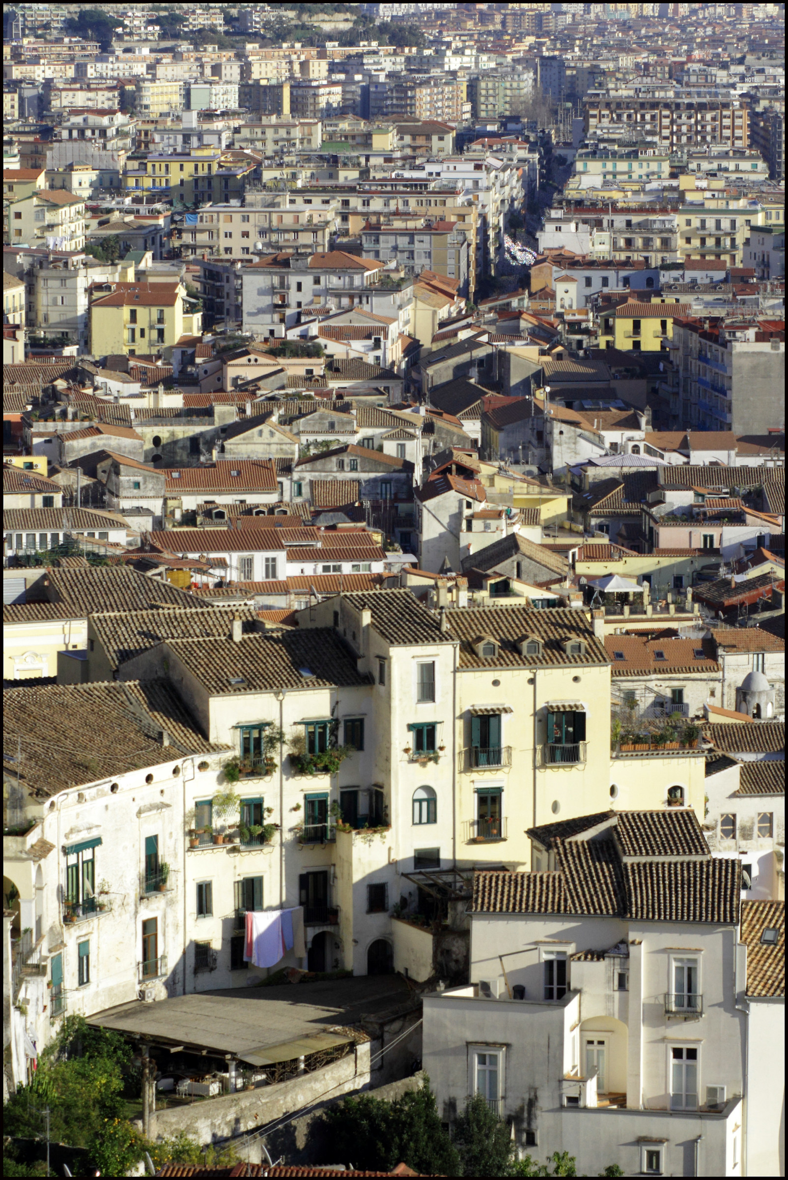 Salerno from the castle arechi ...