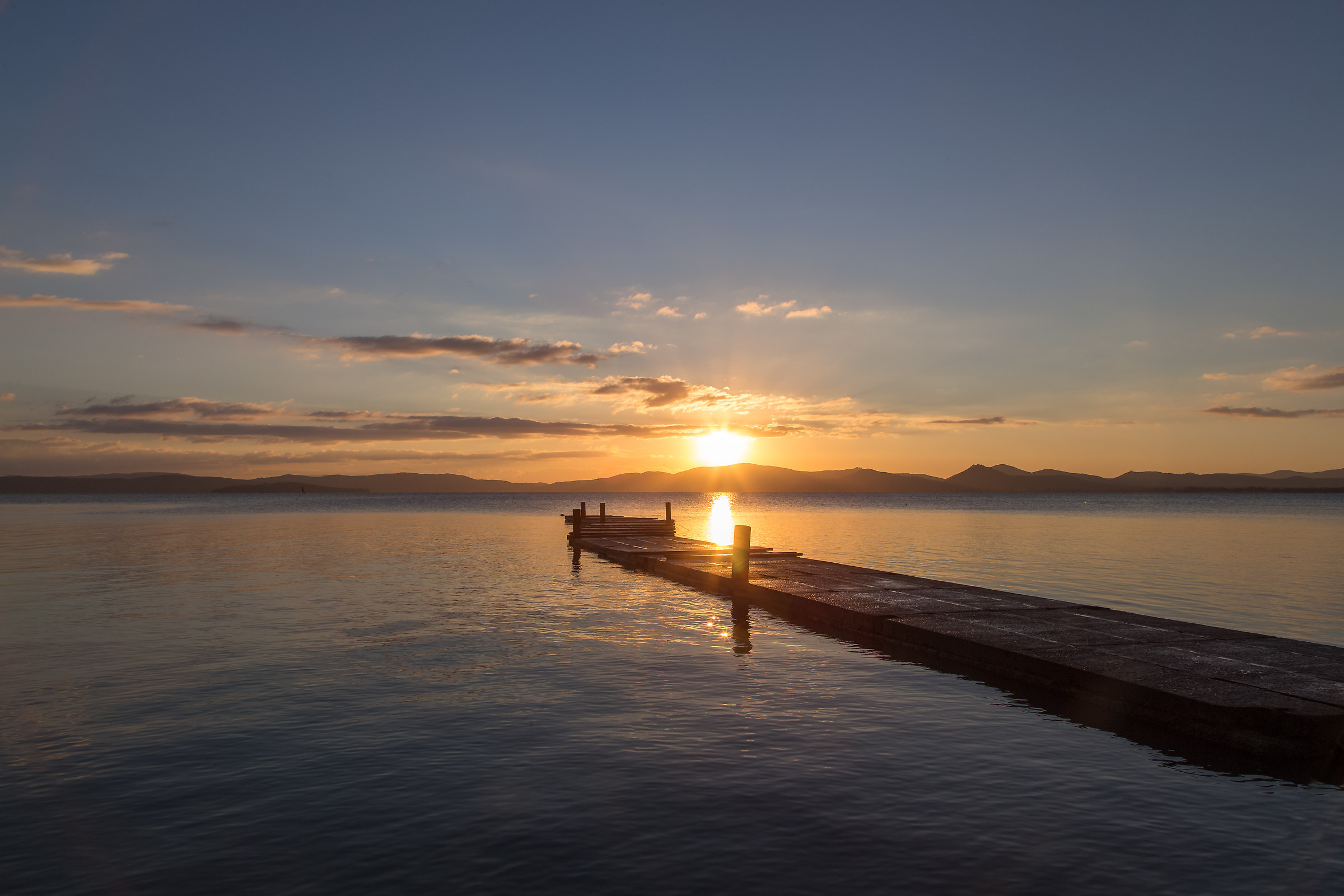 le prime luci del mattino