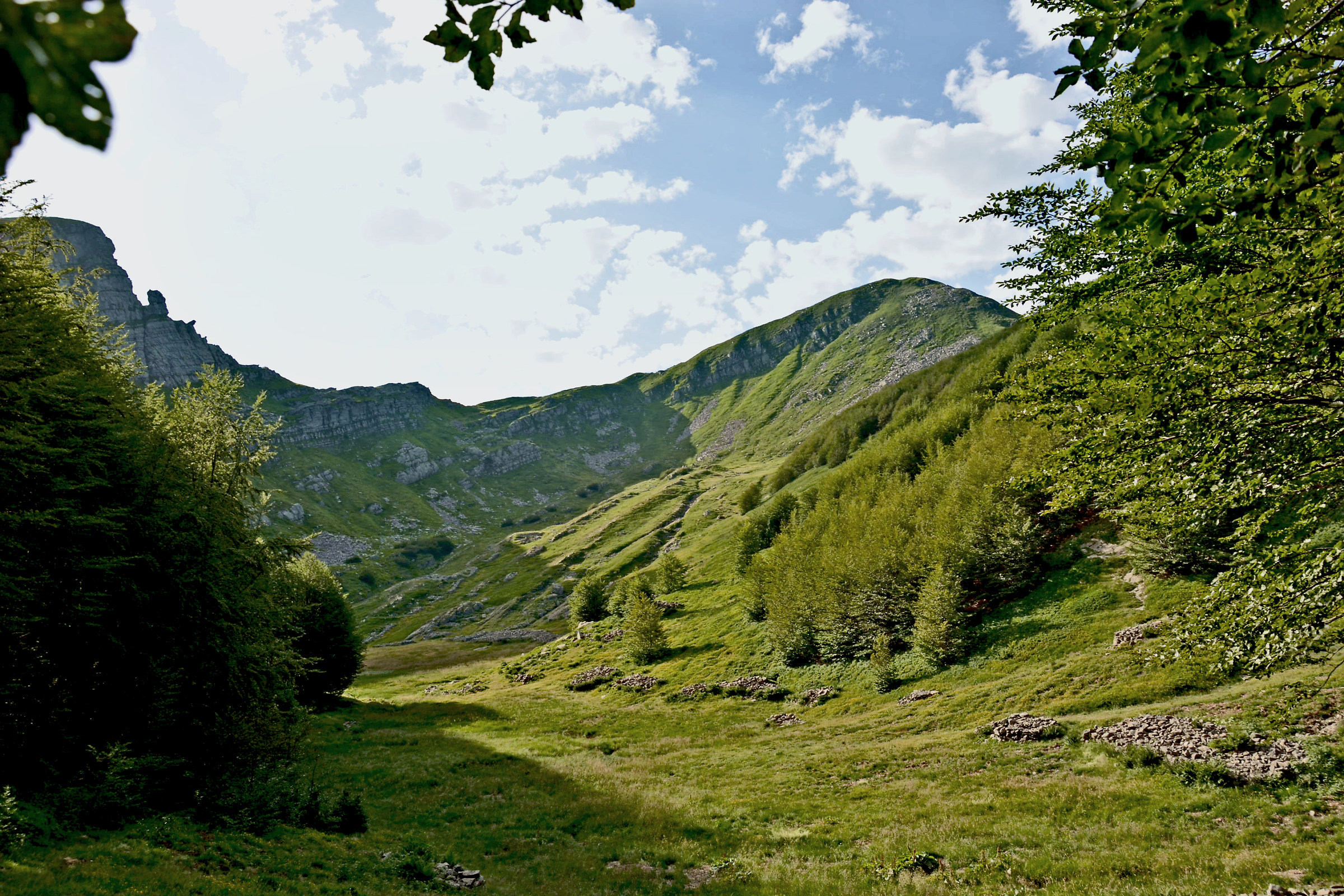 Capanne badignana verso il crinale