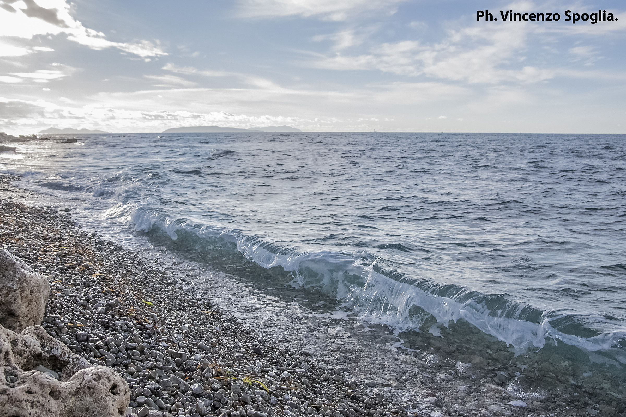 The waves of the sea