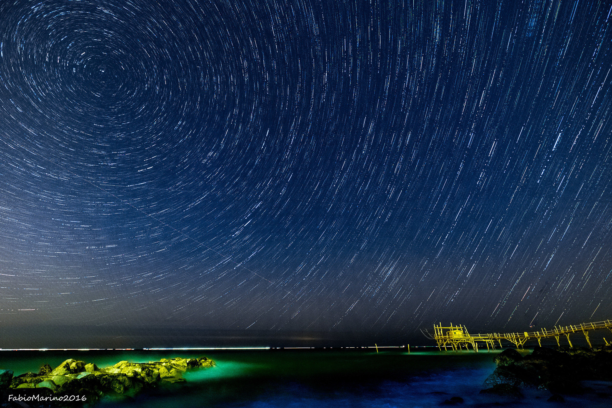 Overflow on the Turchino Startrail