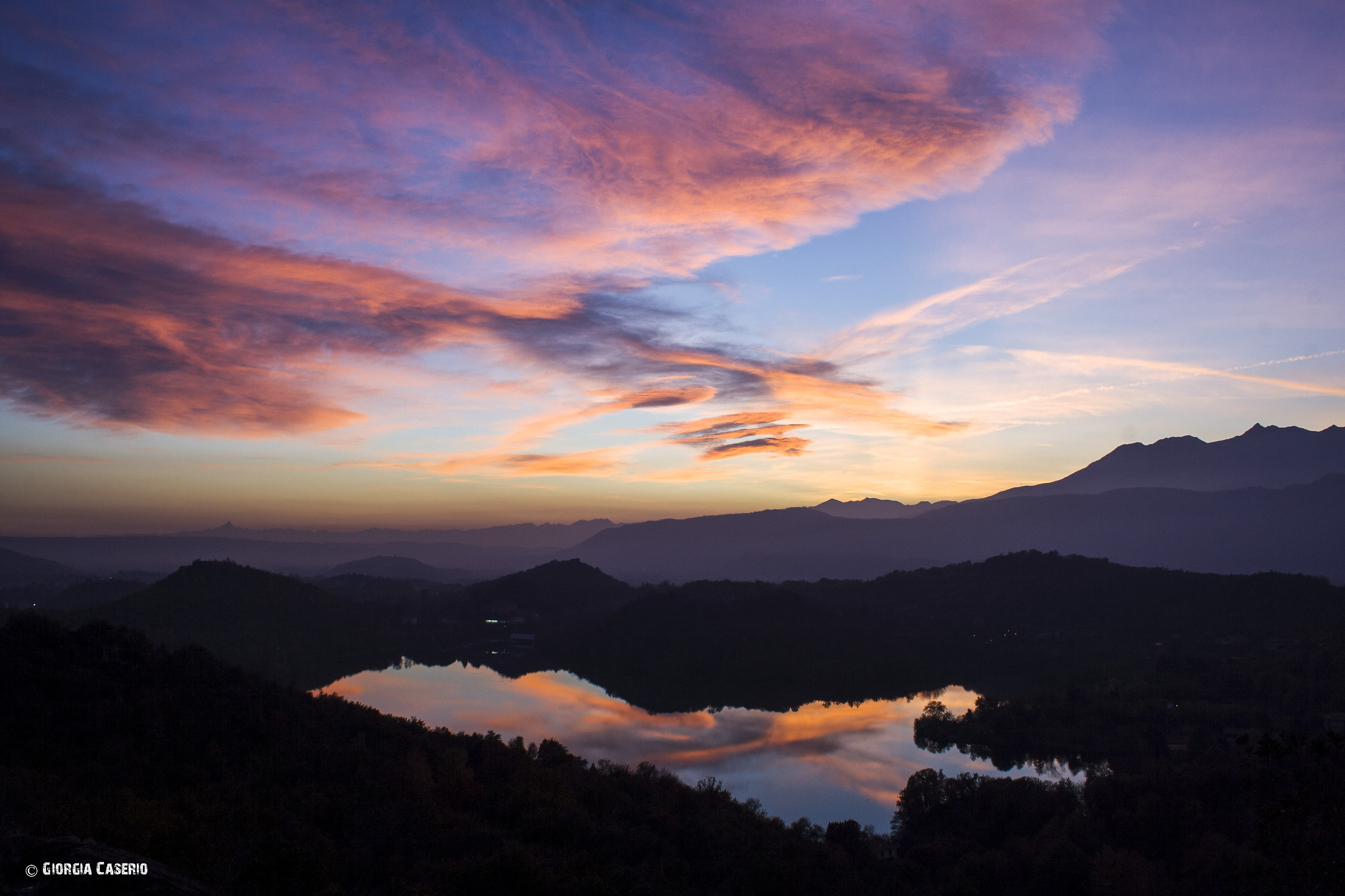 Riflessi al tramonto