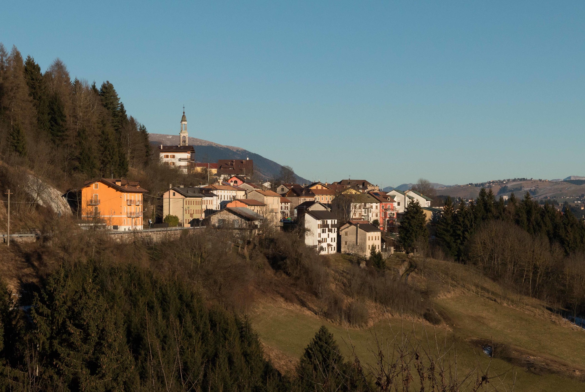 Piccolo paesino di montagna