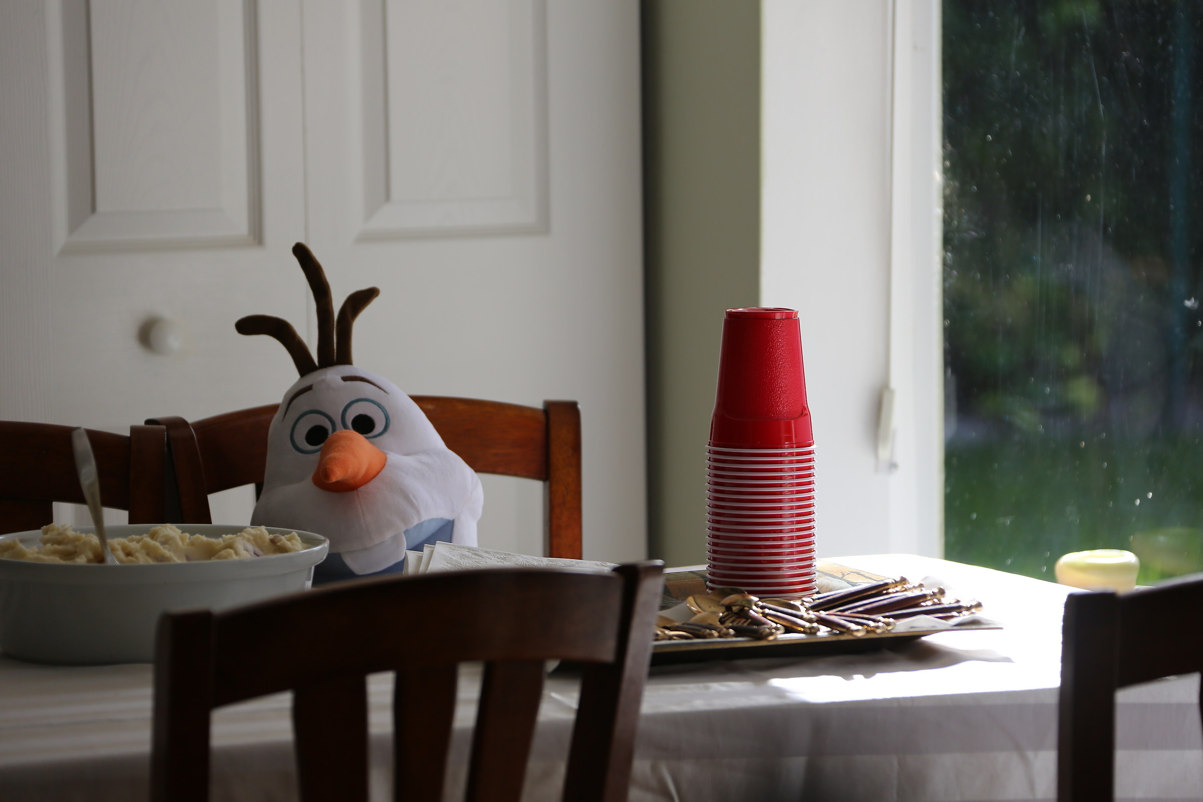 neve in casa al pranzo di natale