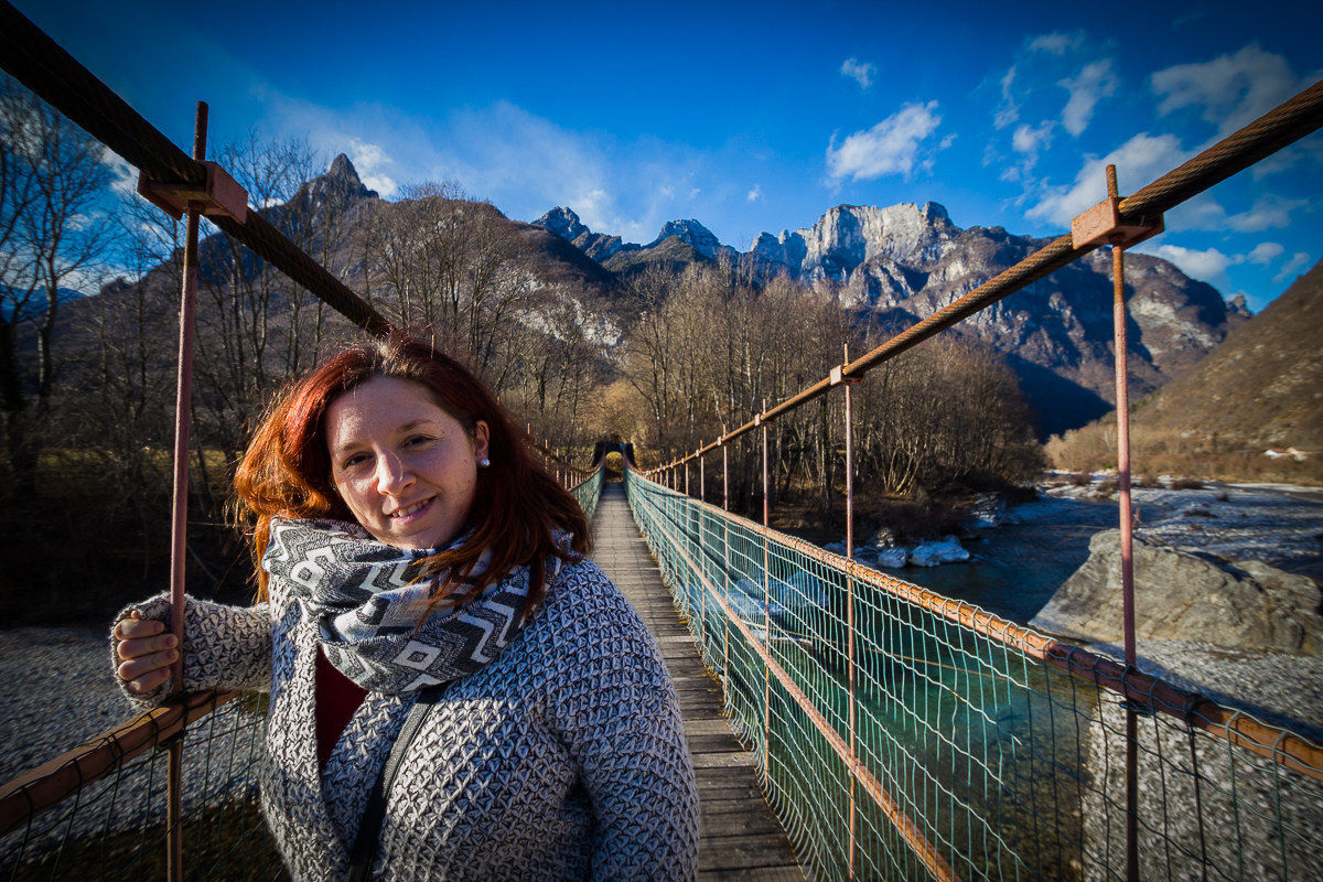 Il ponte di corde del Peron