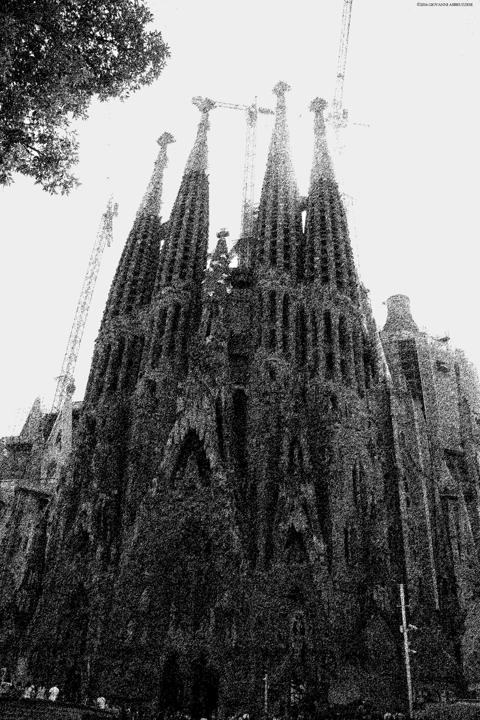 sketch Sagrada familia