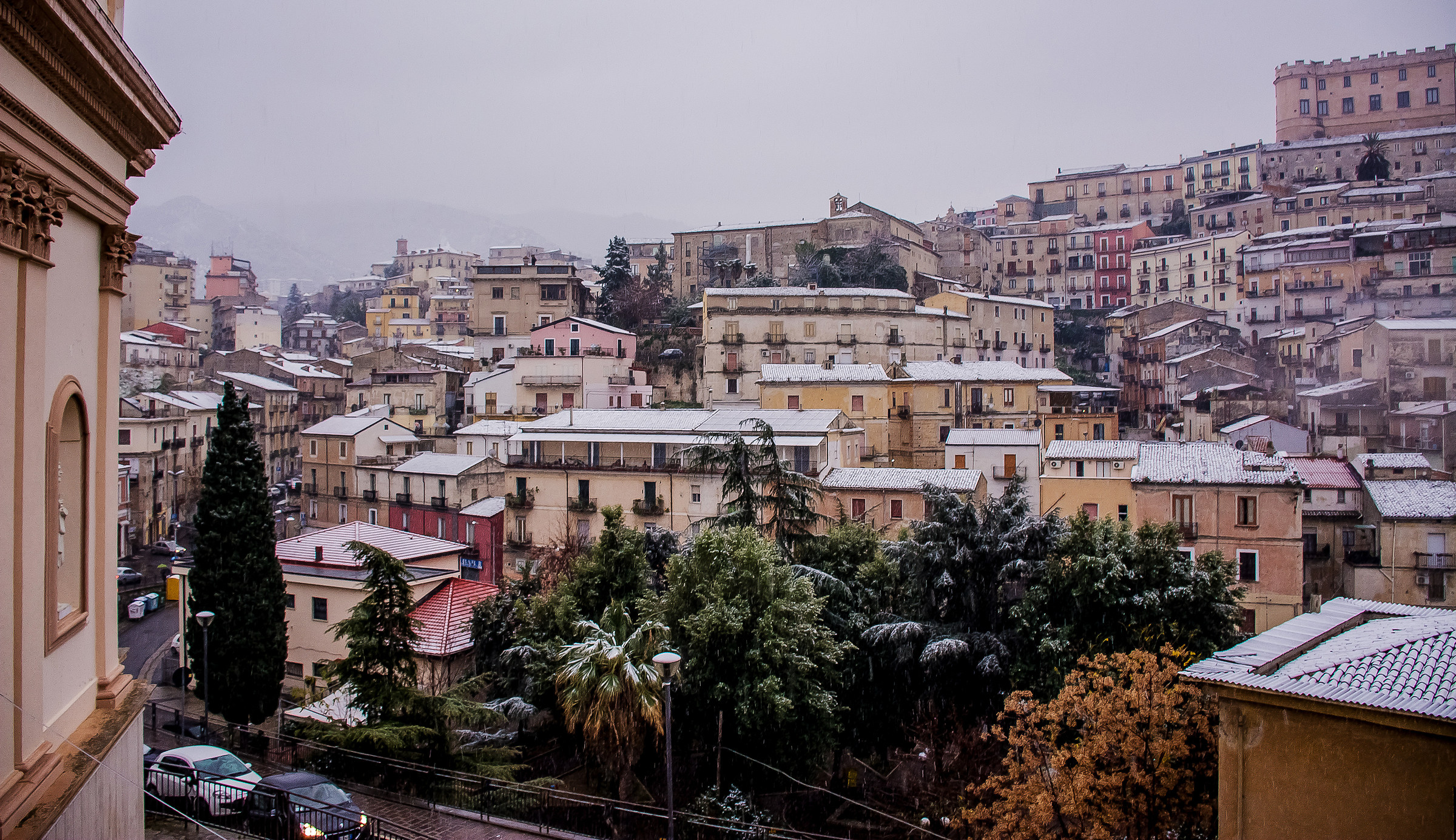 Corigliano Calabro sotto la neve
