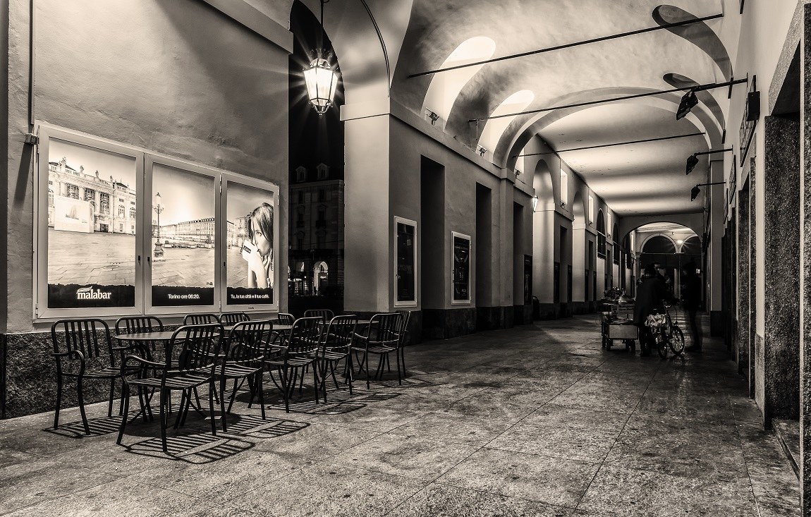 portici di Piazza Castello
