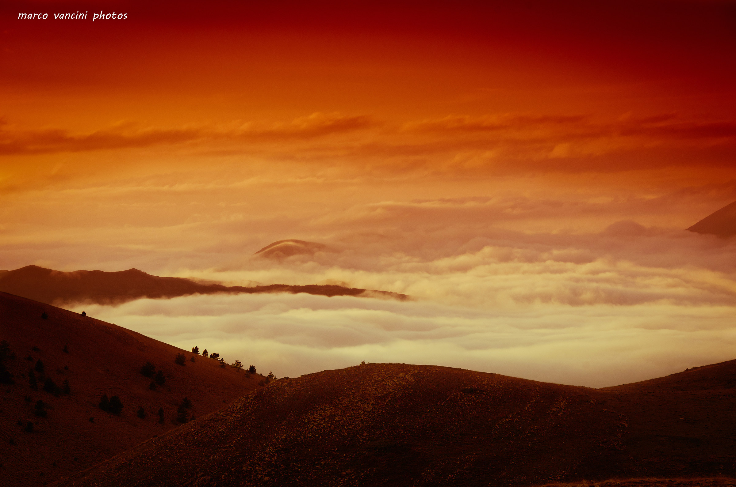 Sunset at Campo Imperatore