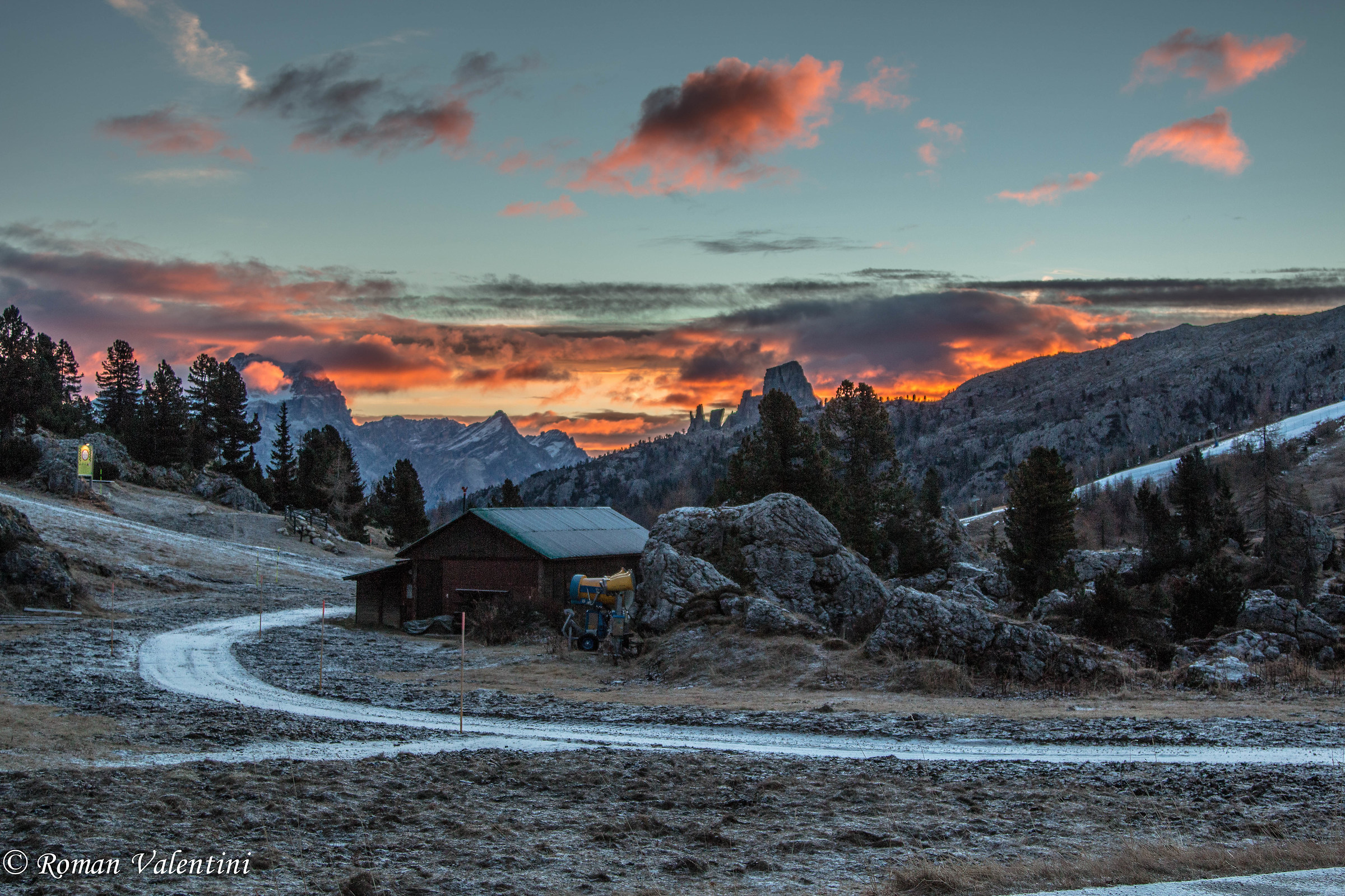 Dolomites at dawn