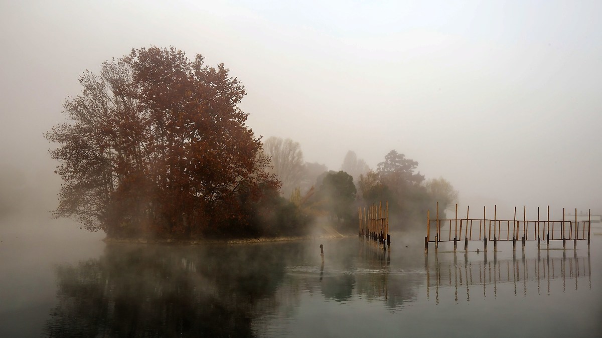 Il Mincio e la sua nebbia