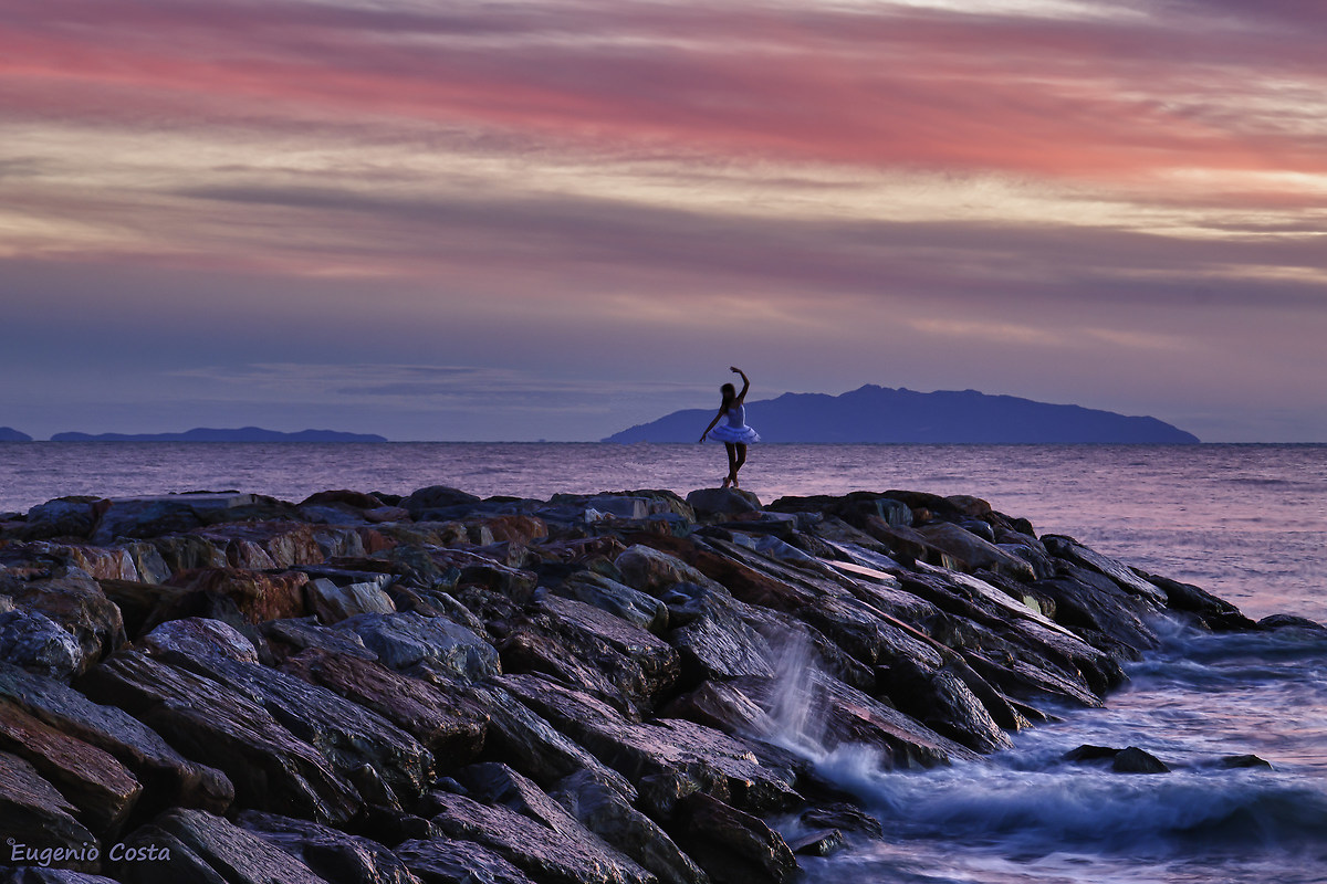 The dance of the sunset