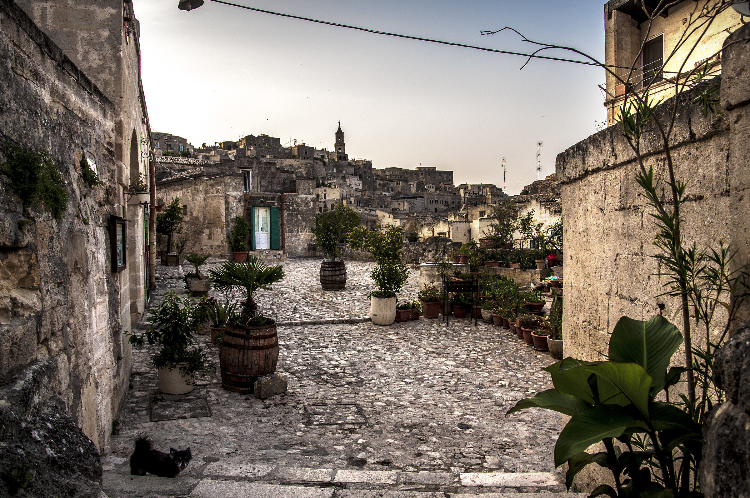 The streets of Matera