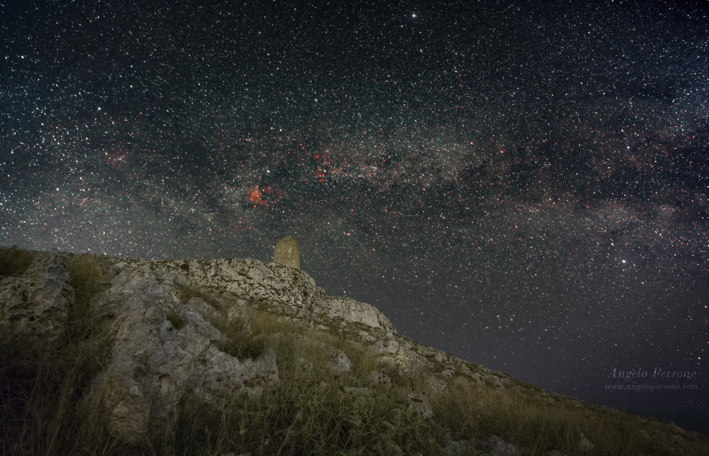 The Milky Way from Torre Sant'Emiliano