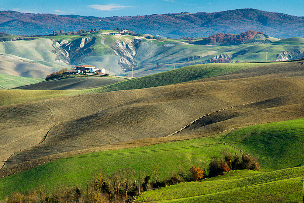 Paesaggio nelle crete senesi