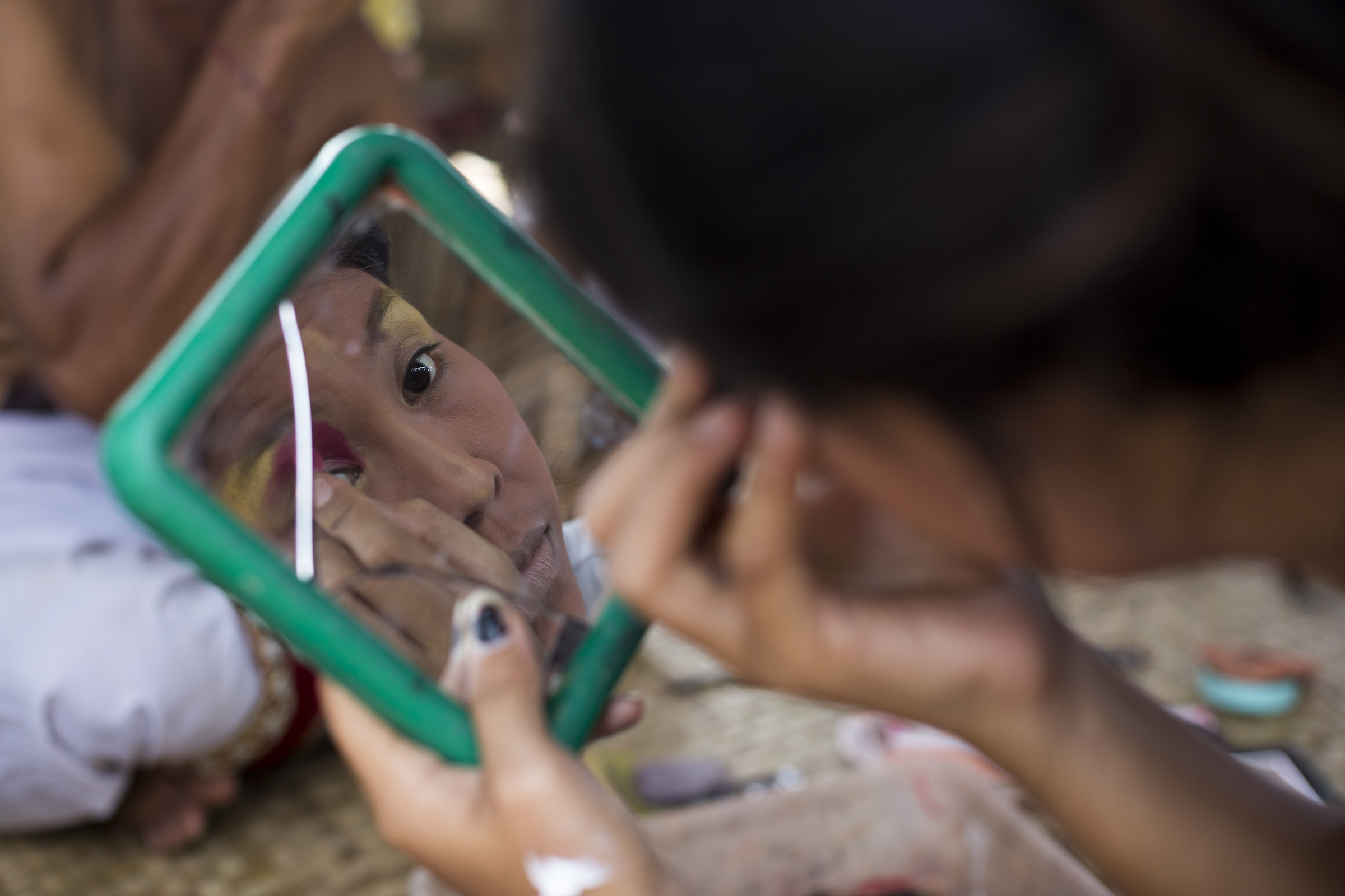 Ballerina Barong al trucco