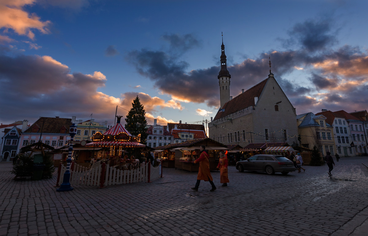 Christmas in Raekoja Plats, _Tallinn.