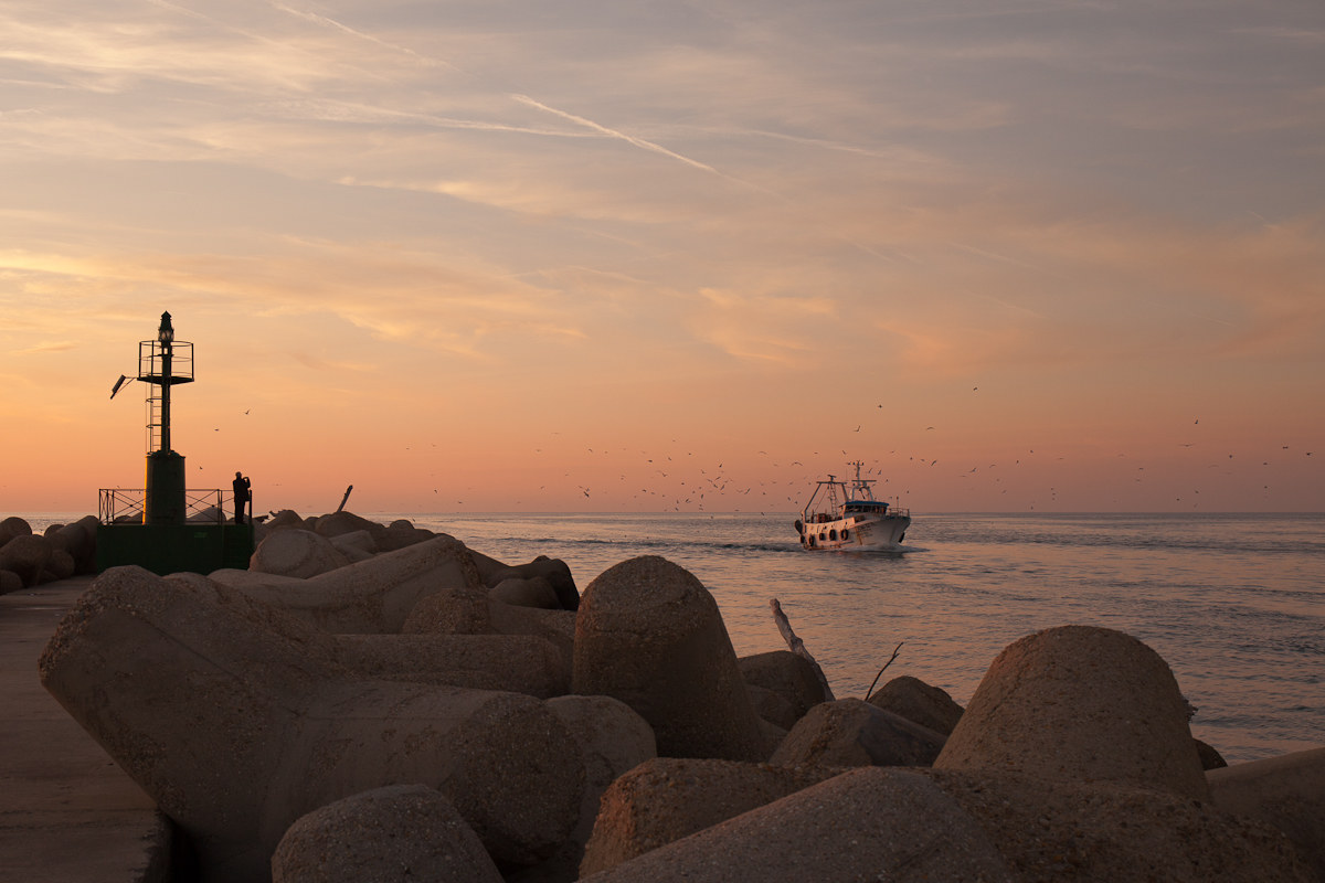 After a day of work ..