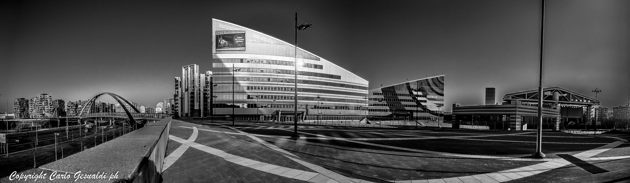 Panoramica del Portello e Casa del Milan