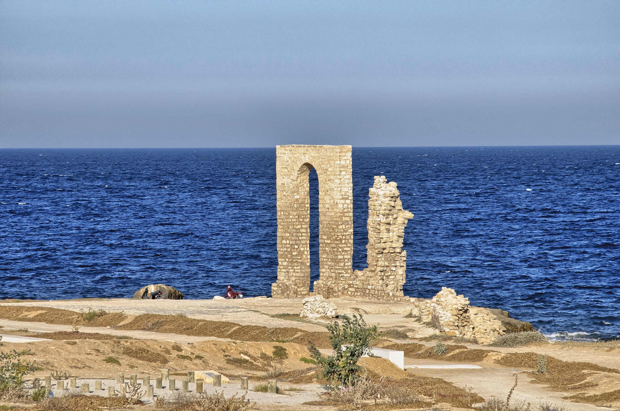 la porta dell'Africa a Mahdia, Tunisia