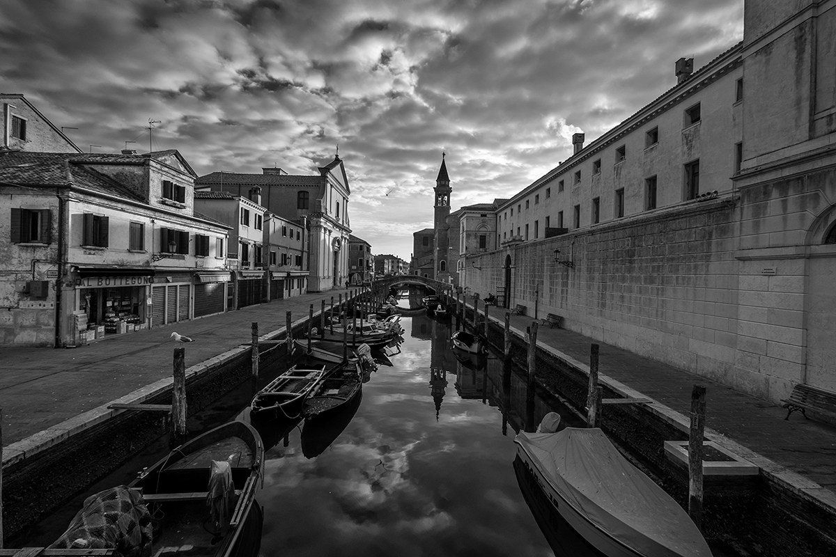Chioggia in controluce