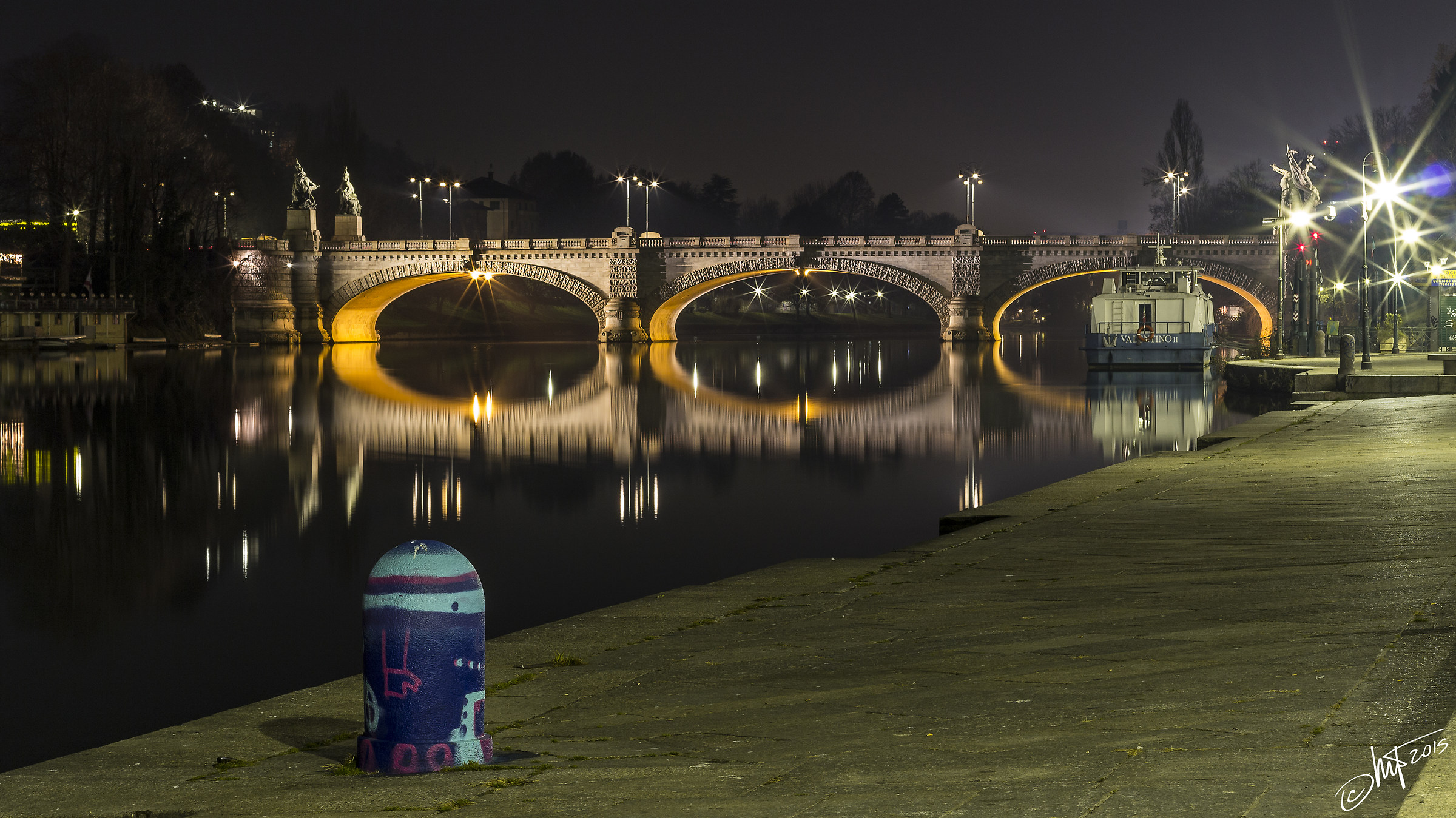 Solitude at the Murazzi in winter
