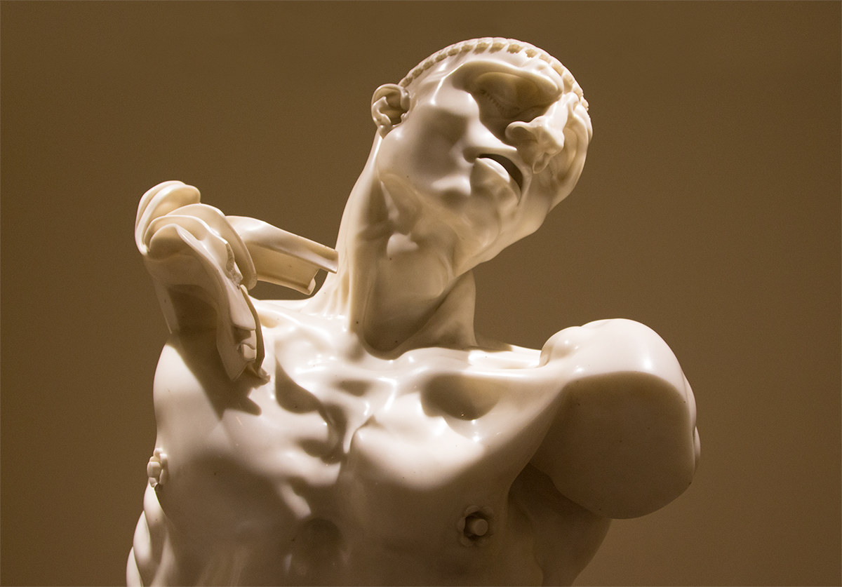 Opera di Adolfo Wildt esposta alla GAM di Milano