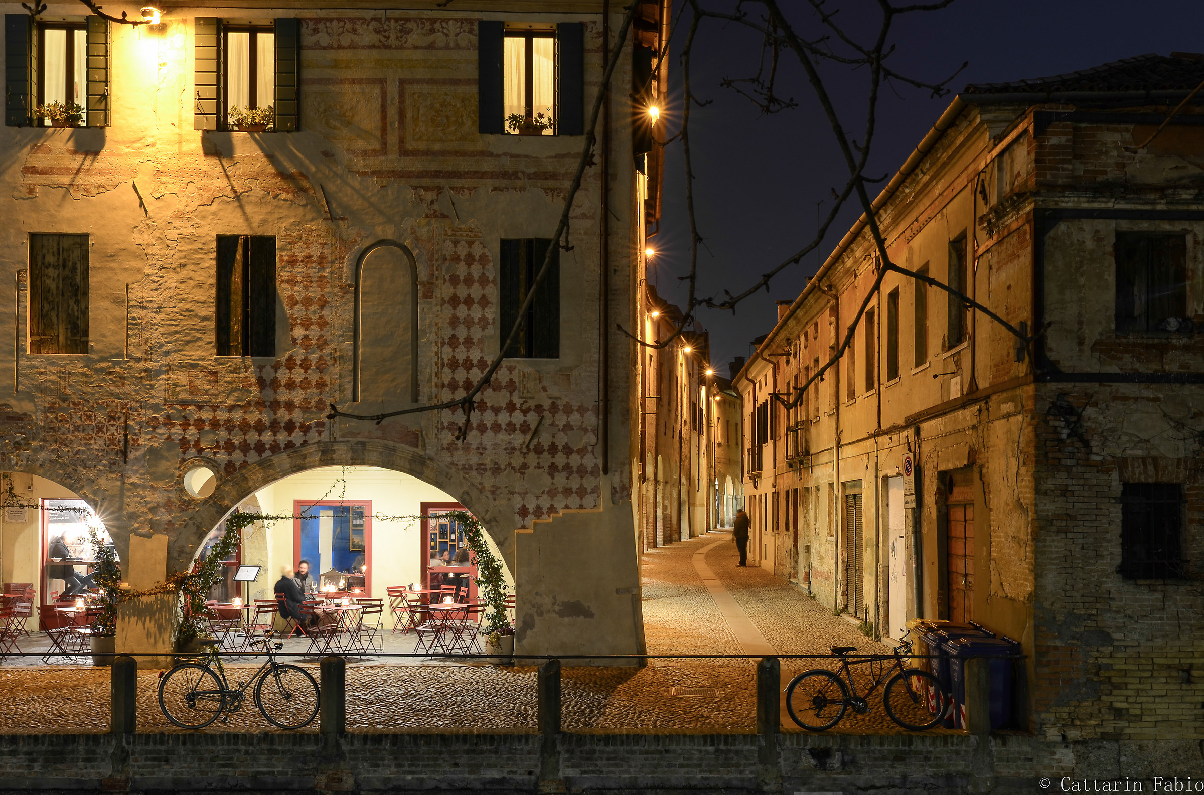 Treviso: foreshortening of dead fish