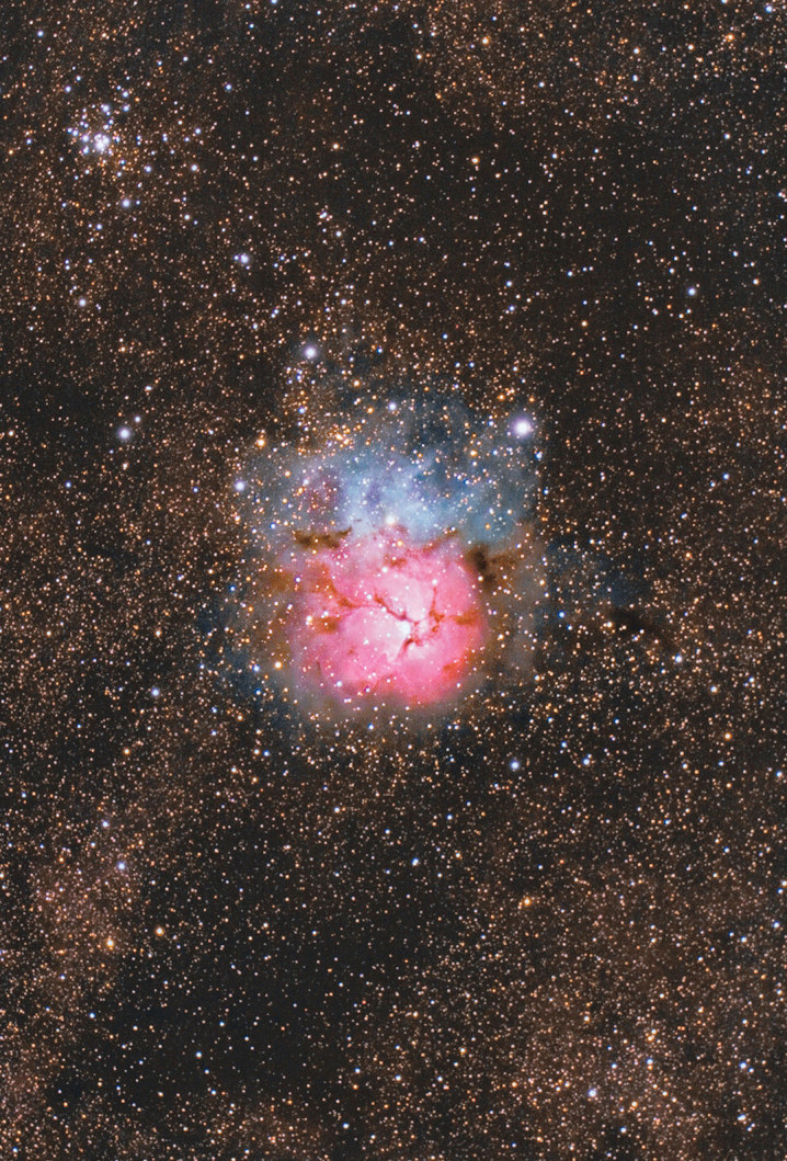 Trifid Nebula taken from Colle Nivolet