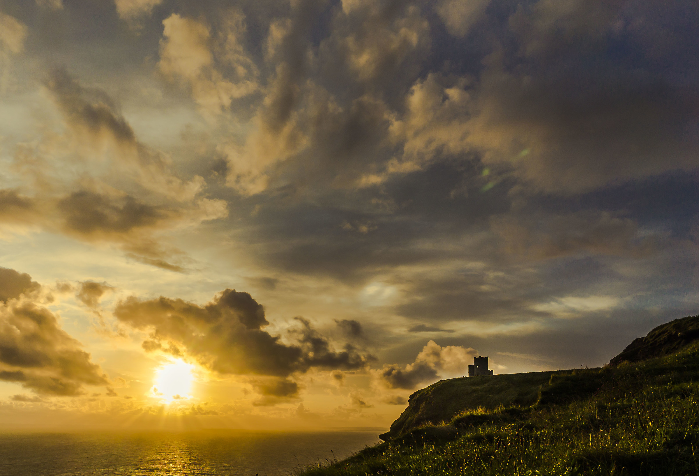the tower on the 'edge of the day