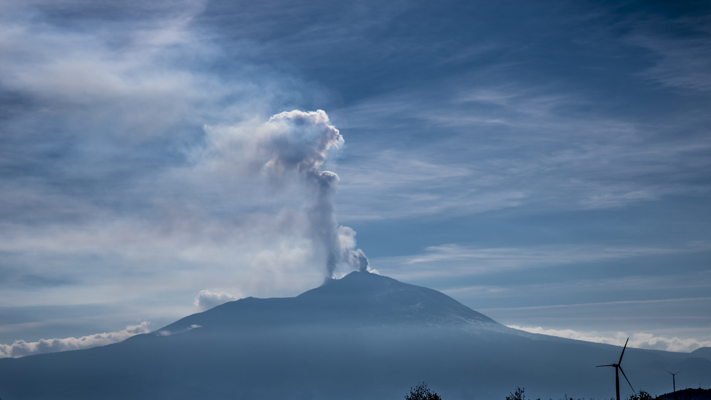 Etna in eruzione..