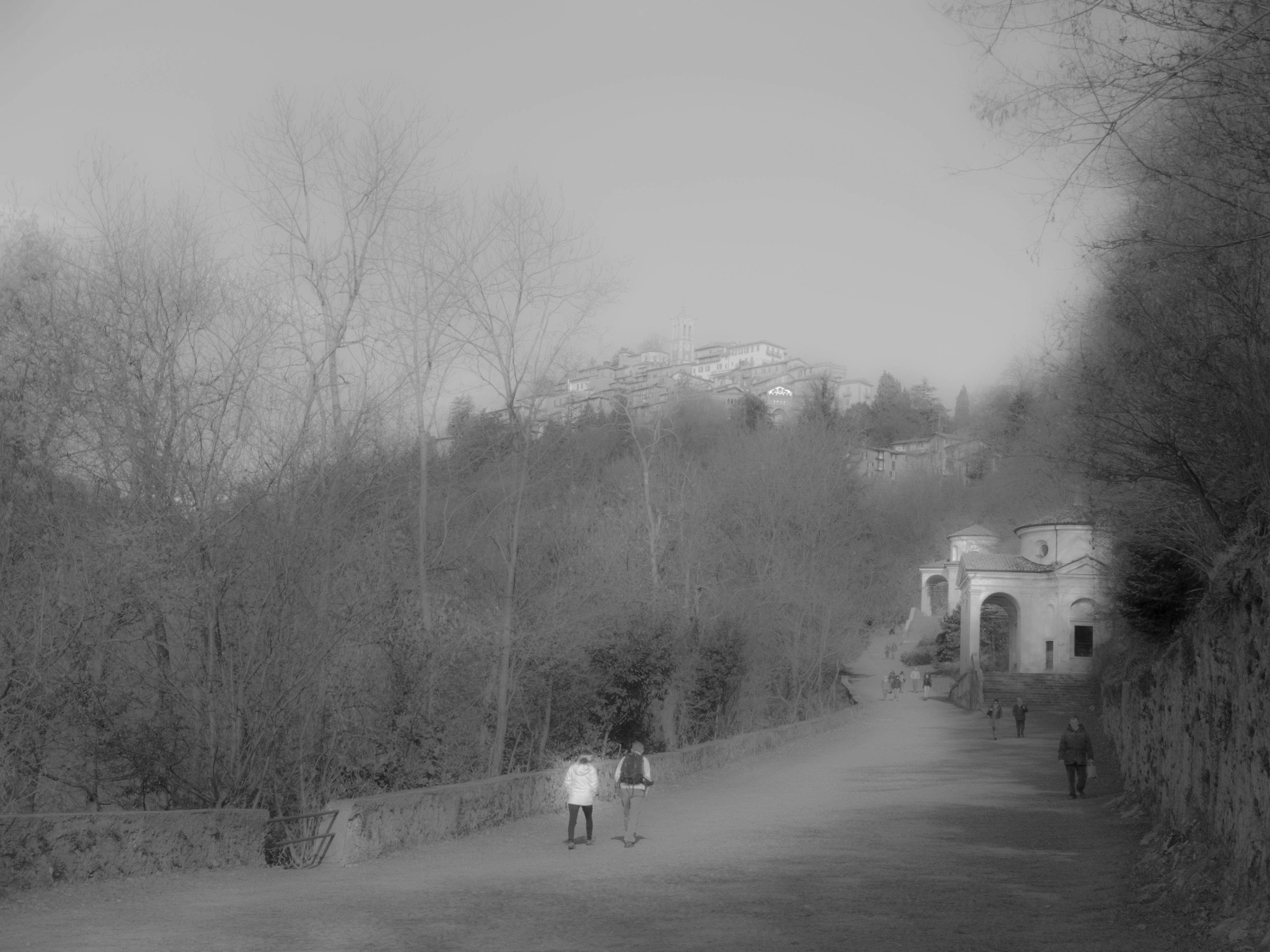 I live in a dream in black and white