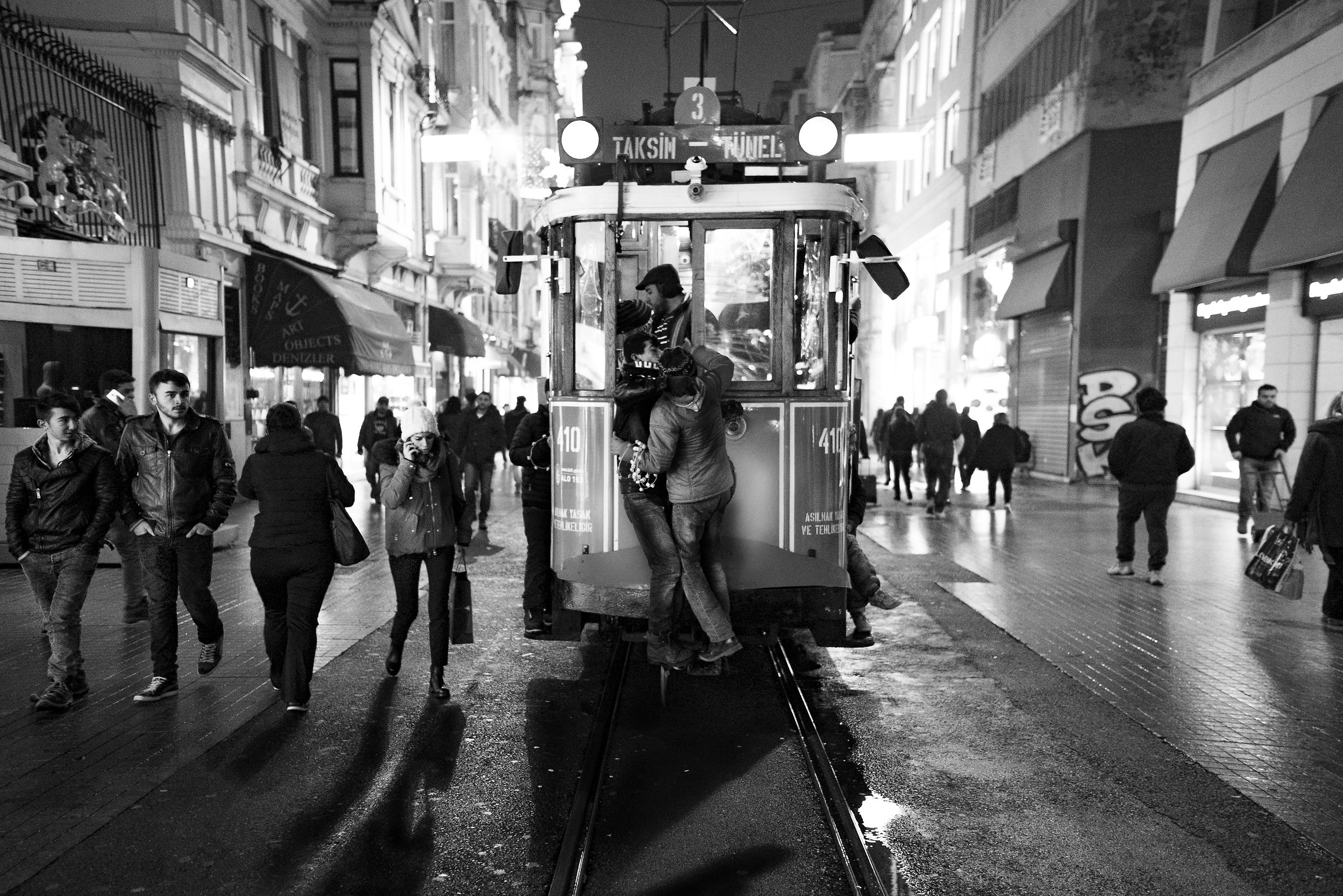 The historic line Tunel Taksim Istanbul.
