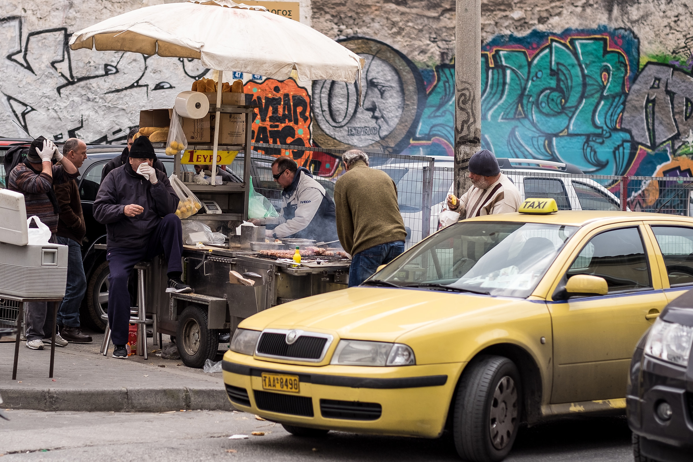 Street food in Monastiraky (Athens)